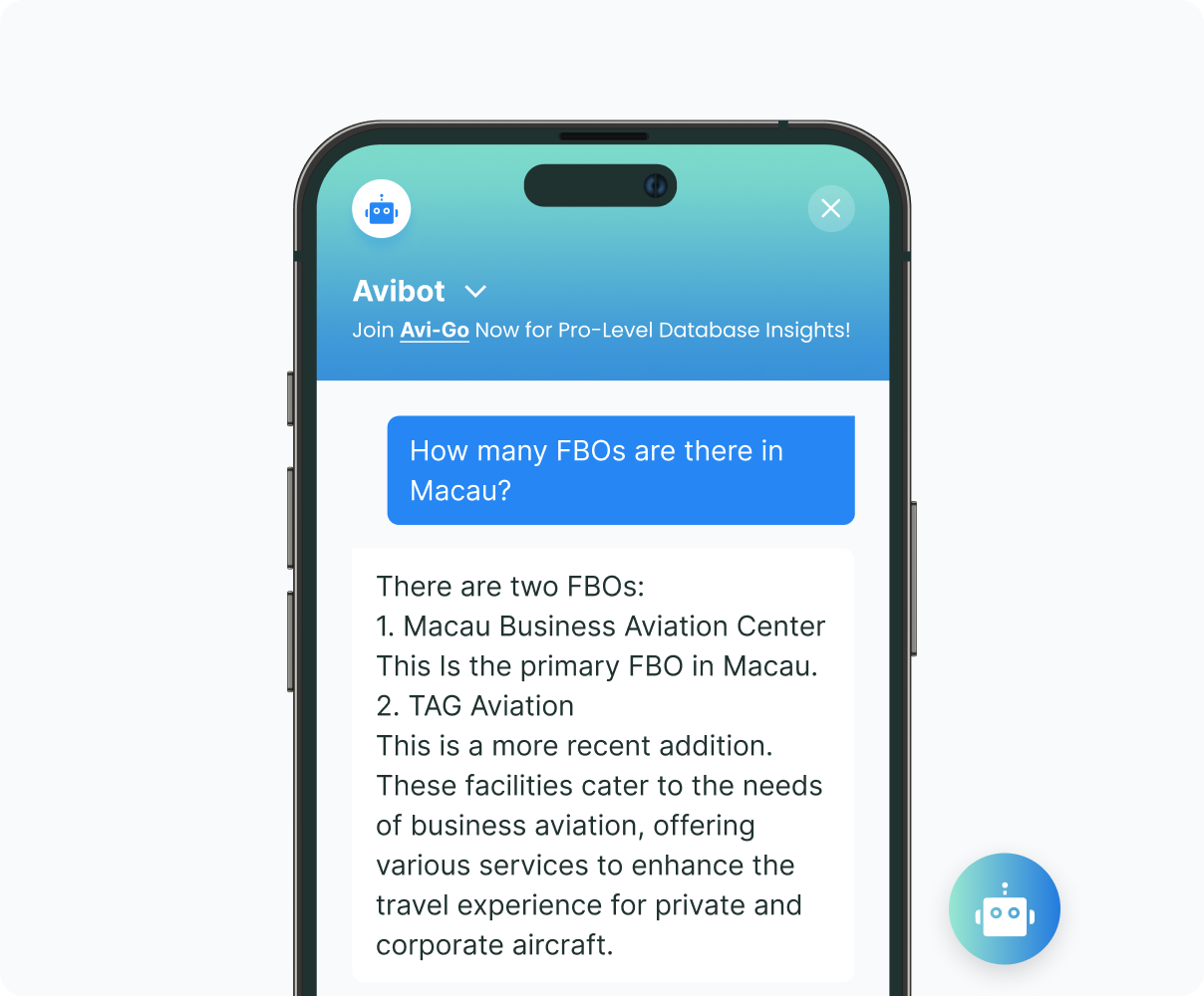 AviBot leverage deep industry knowledge to provide expert insights at your fingertips.