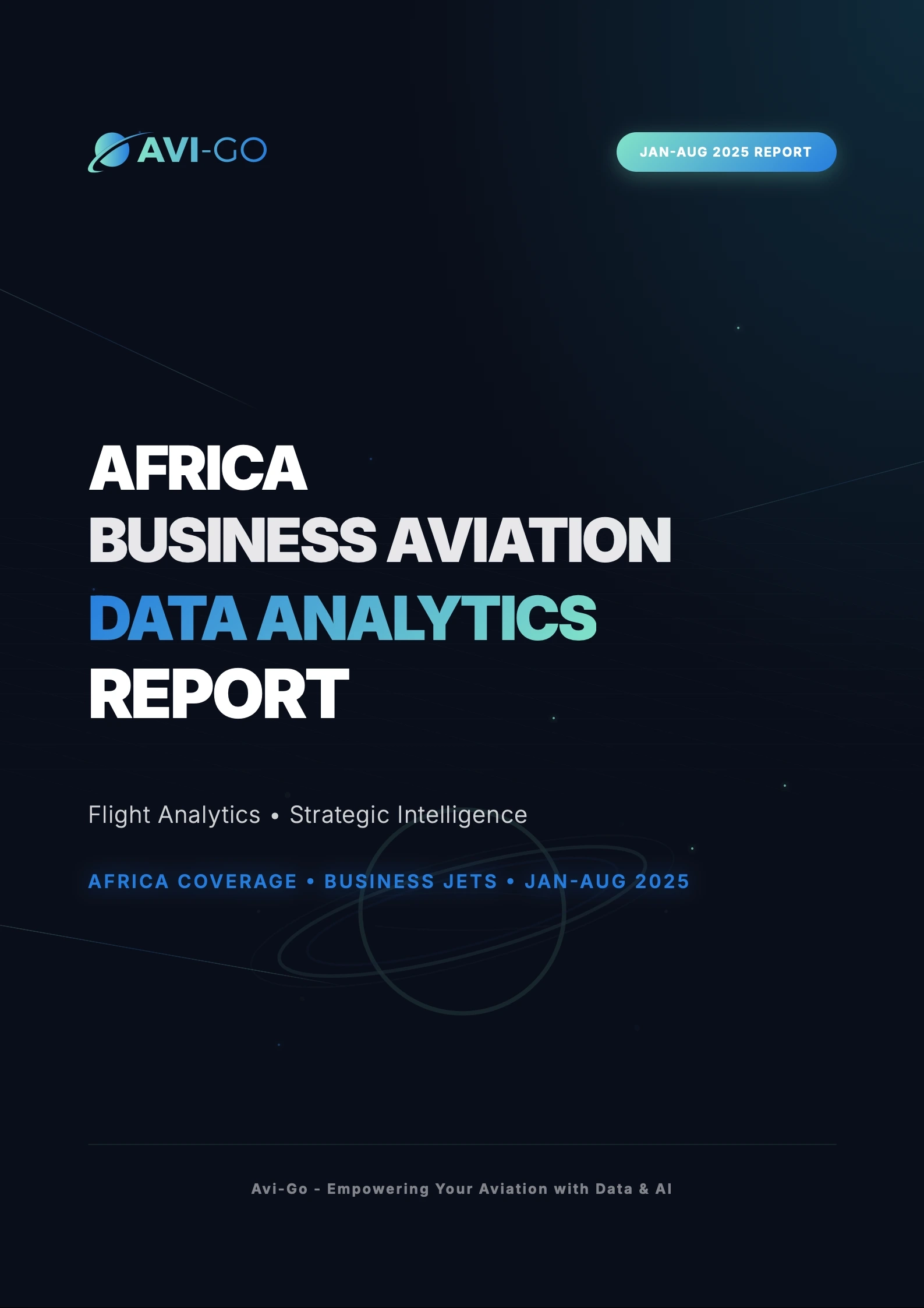 Cover of Africa Business Aviation Data Analytics Report