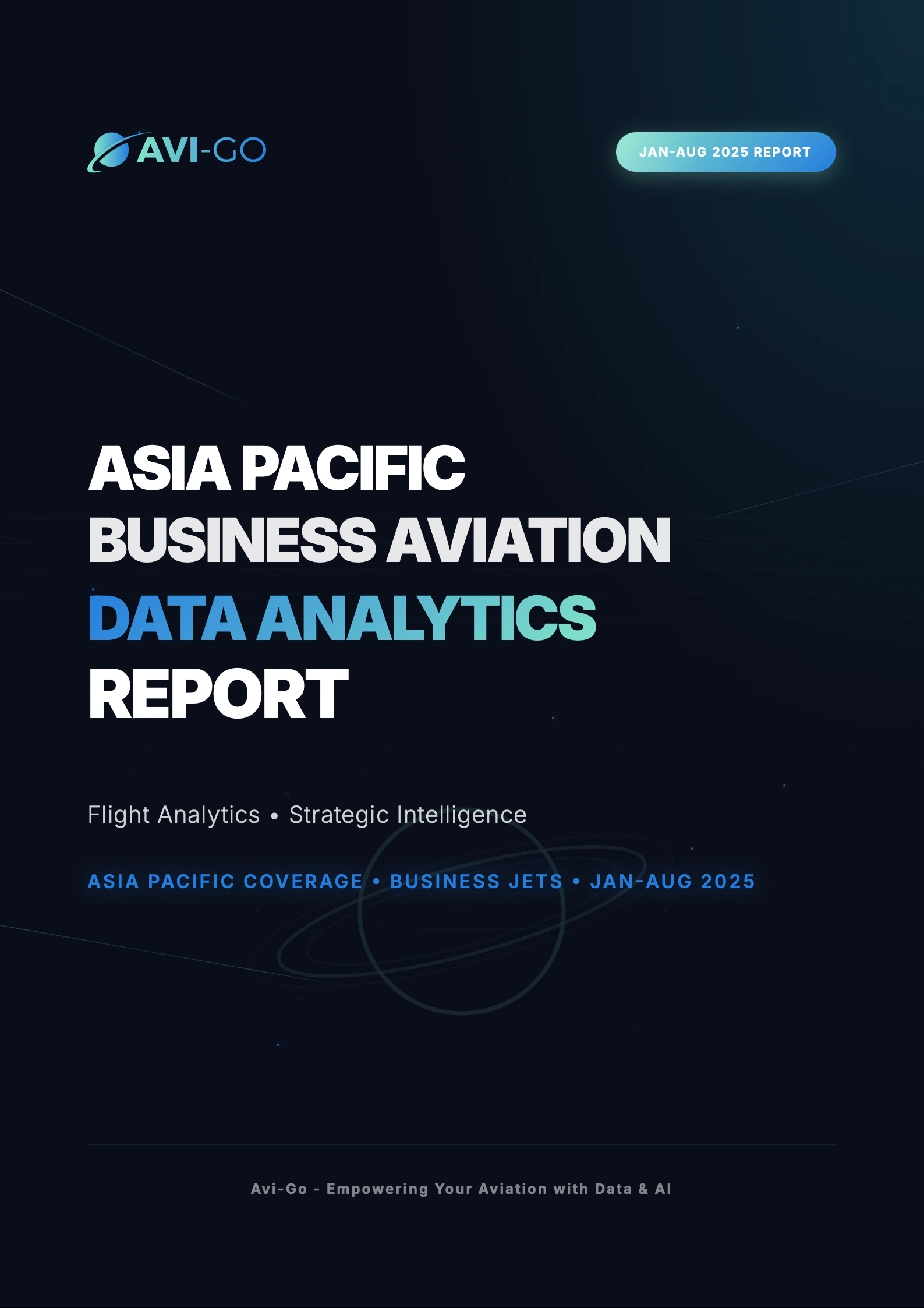 Cover of Asia Pacific Business Aviation Data Analytics Report