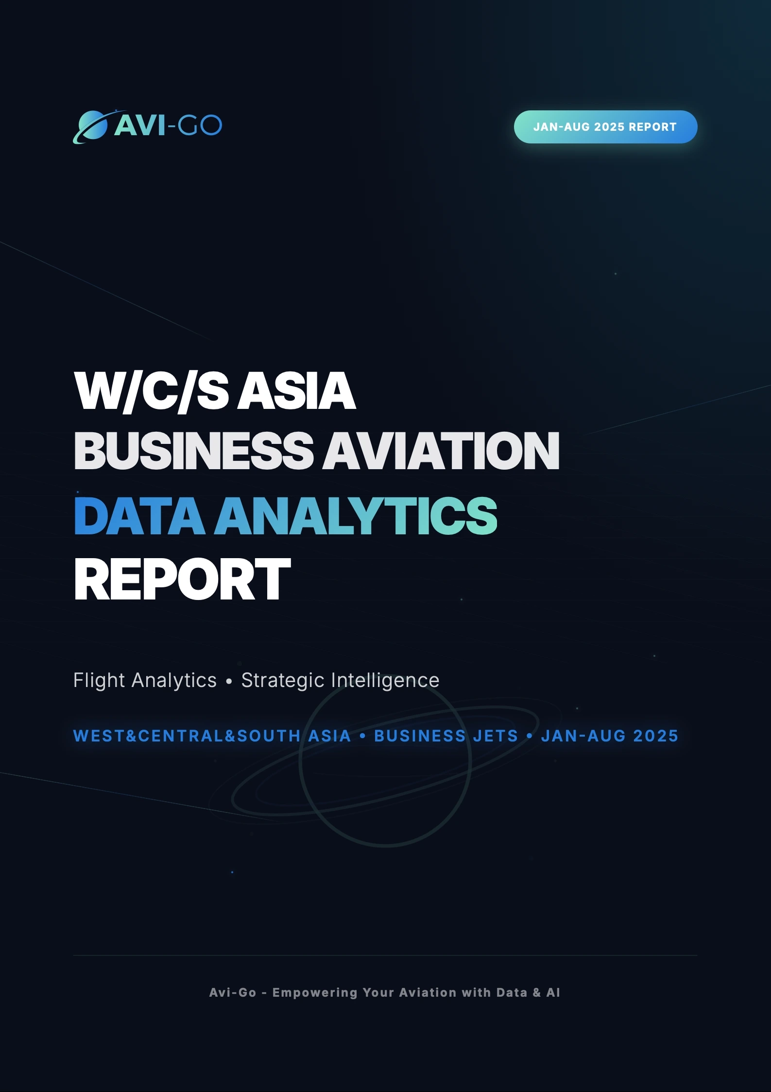 Cover of West&Central&South Asia Business Aviation Data Analytics Report