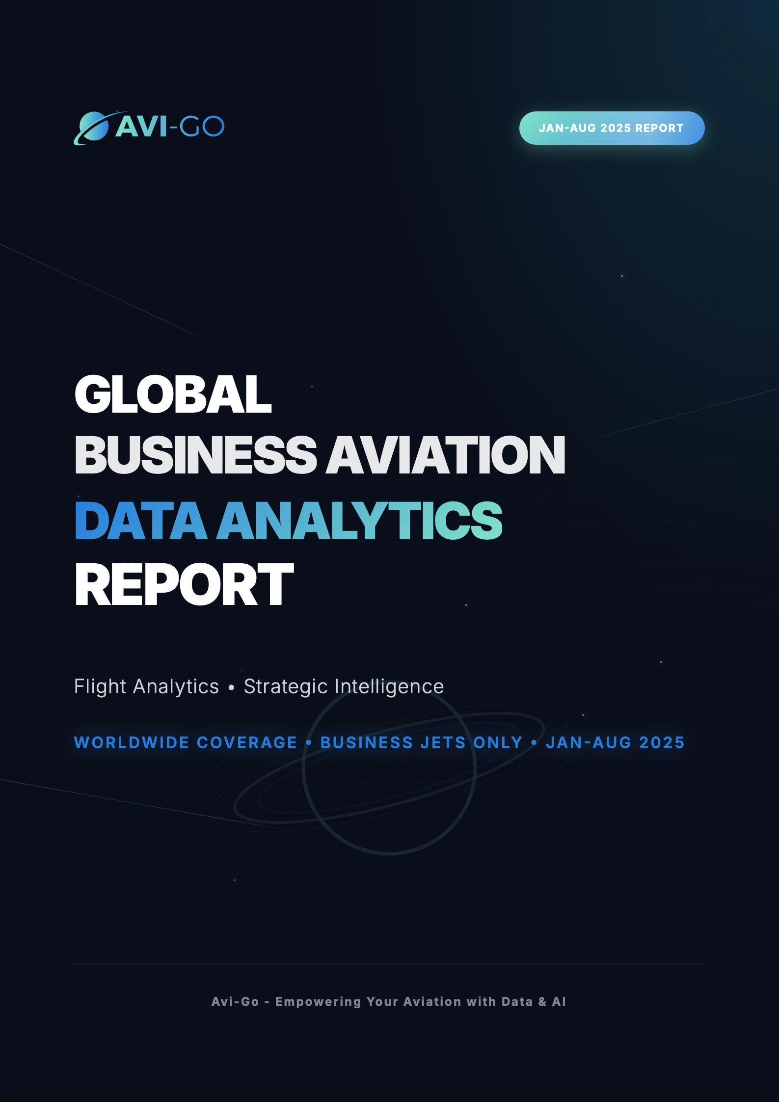 Cover of Global Business Aviation Data Analytics Report
