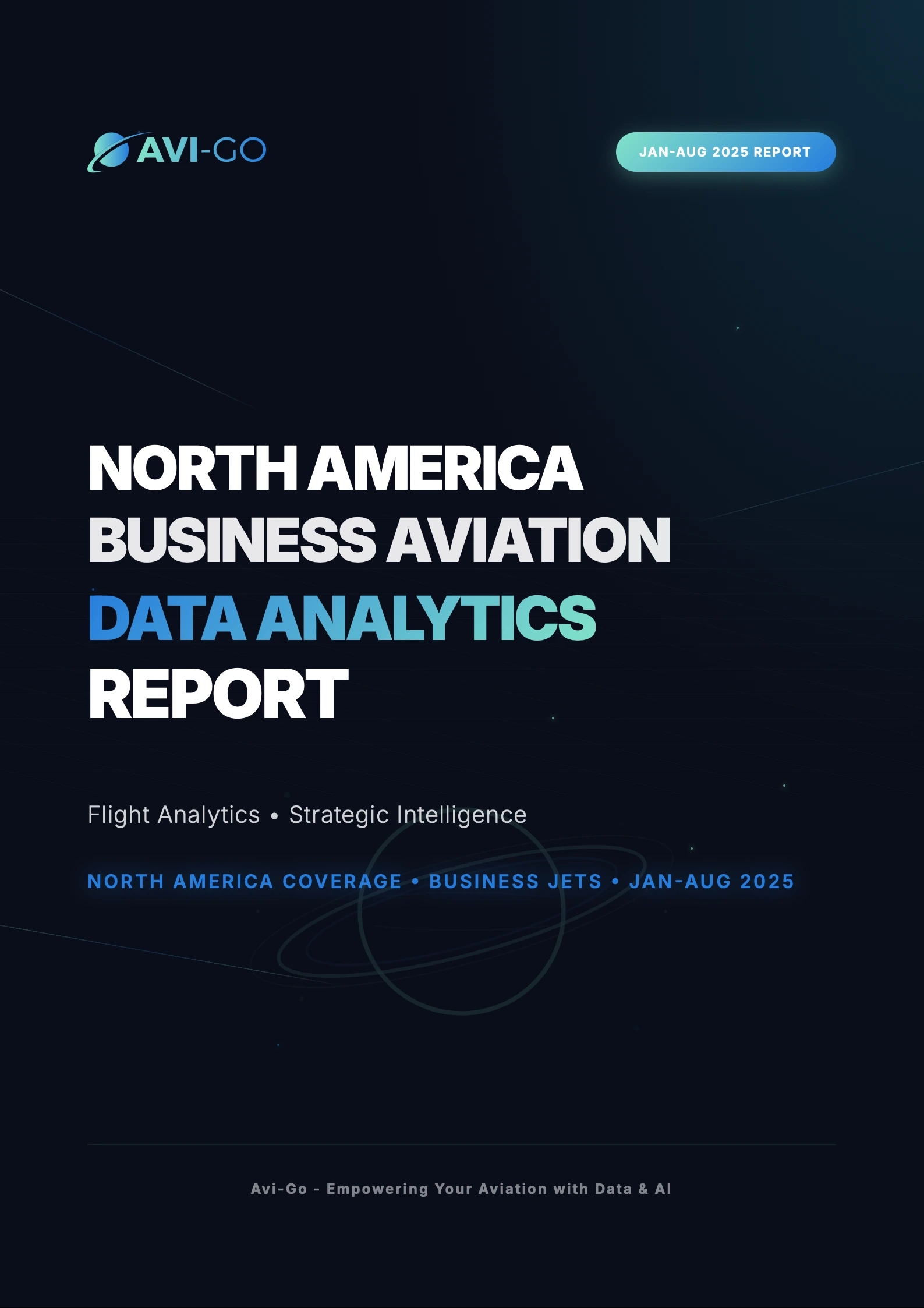 Cover of North America Business Aviation Data Analytics Report