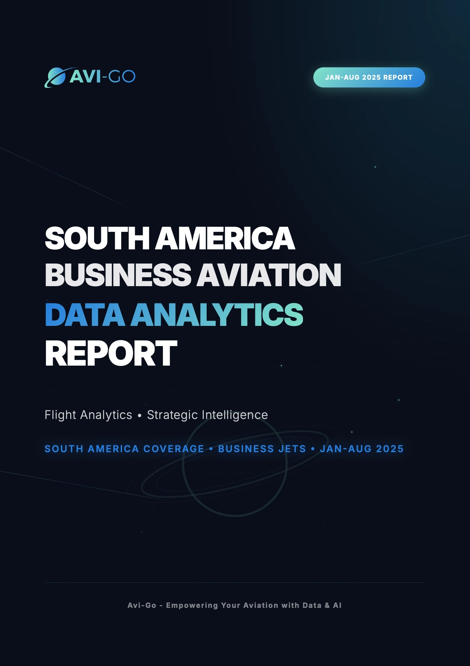 Cover of South America Business Aviation Data Analytics Report