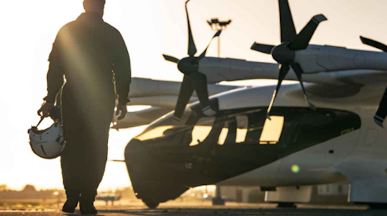Archer Chief Pilot Jeff Greenwood With The Company’s Midnight Aircraft (Photo: Business Wire)